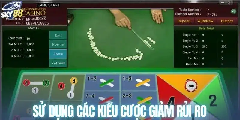Sử dụng các kiểu cược giảm rủi ro